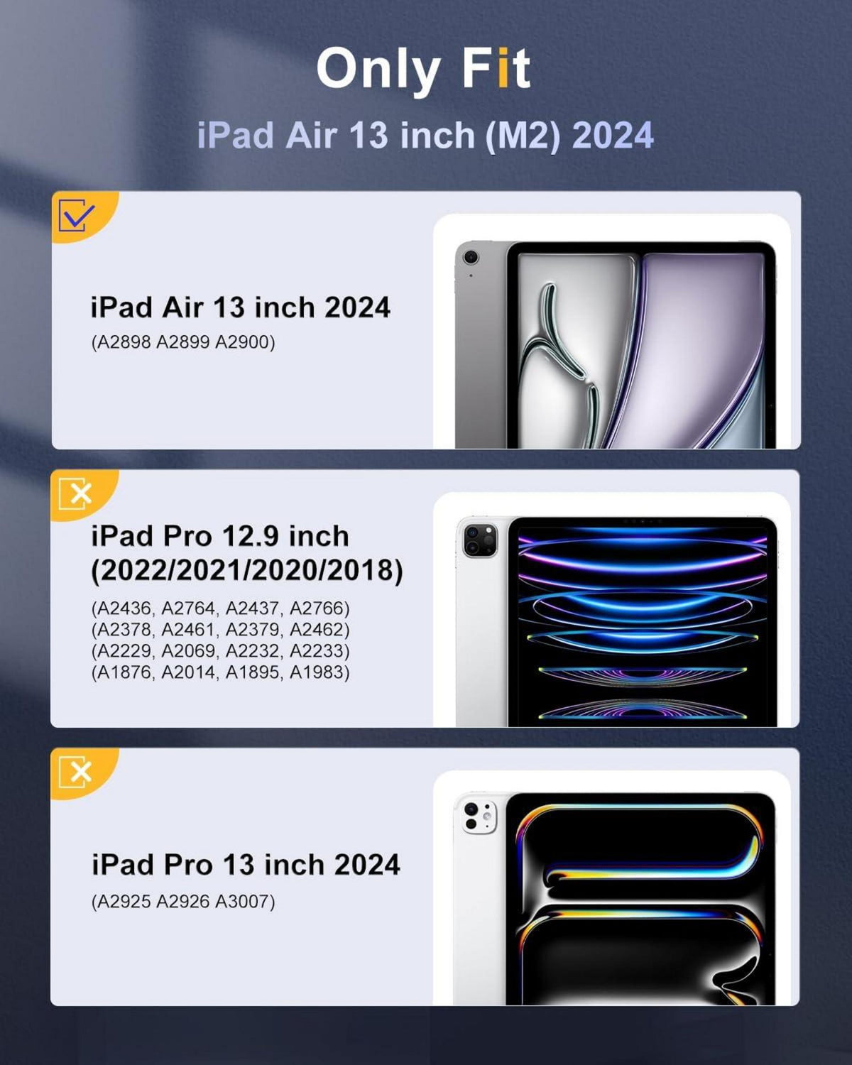 TiMOVO iPad Air 13 Schutzhülle Ständer mit Stifthalter