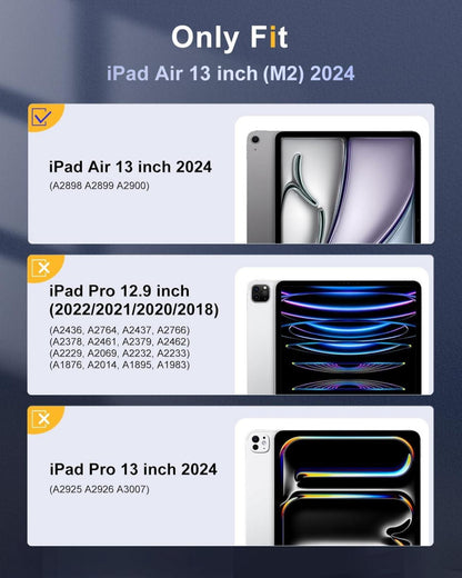 TiMOVO iPad Air 13 Schutzhülle Ständer mit Stifthalter