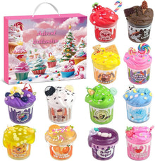 DIY Slime Adventskalender 2024 Kinder Weihnachten 24 Tage Countdown