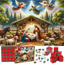 Adventskalender 2024 Kinder Puzzle Weihnachten Countdown