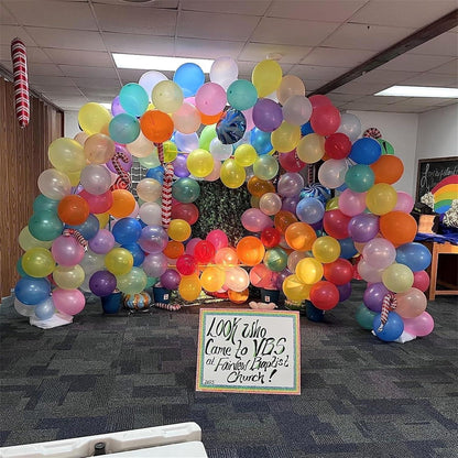 60 Stück Luftballons Regenbogen Latex Ballons Geburtstagsparty Deko 12 Zoll