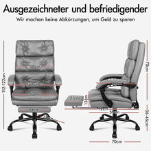 Bürostuhl mit 150° Neigung und 360° Drehung, hohe