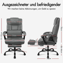 ALFORDSON Bürostuhl mit Verstellbarer Lendenwirbelstütze und