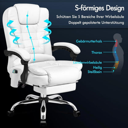 Ergonomischer Bürostuhl mit Massagefunktion und