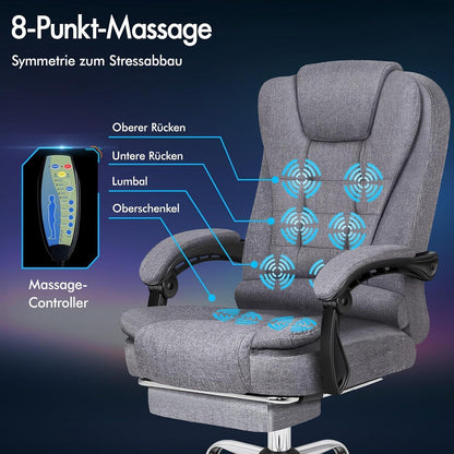 ALFORDSON Ergonomischer Bürostuhl mit