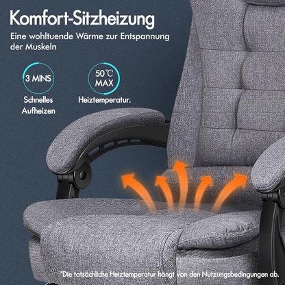 ALFORDSON Ergonomischer Bürostuhl mit