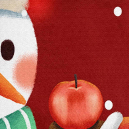 Weihnachts Bettwäsche Set 135x200 Rot Weiß 3D – 2-teilig