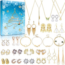 Schmuck Adventskalender 2024 Frauen Geschenke Ohrringe