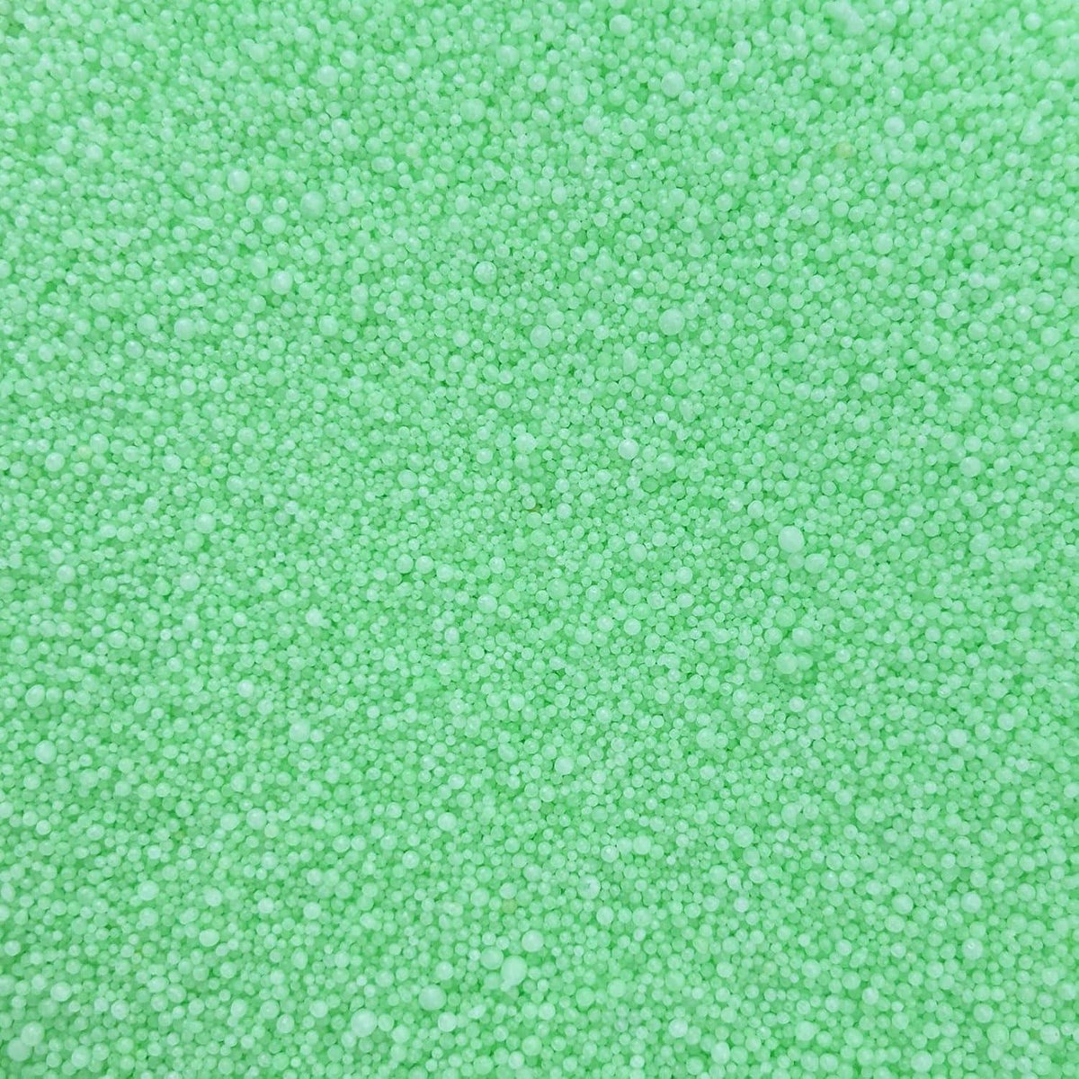 Kerzensand 1KG Grün mit Docht, Perlenkerzen Wachsgranulat