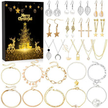 Schmuck Adventskalender 2024 Weihnachtskalender 24 Mode