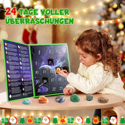Adventskalender 2024 Edelsteine 24 Tage Mädchen Jungen