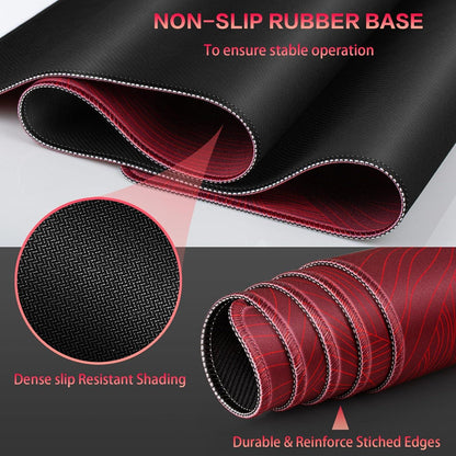 Abetcabe Gaming Mauspad XXL 900x400mm Wasserdicht Anti-Rutsch, Verbessert Präzision und Geschwindigkeit