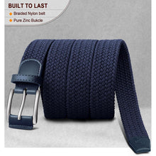 Flechtgürtel Herren Stretchgürtel verstellbar Antique Blue