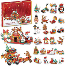 Weihnachts-Adventskalender 2024 für Kinder mit Bausteinen