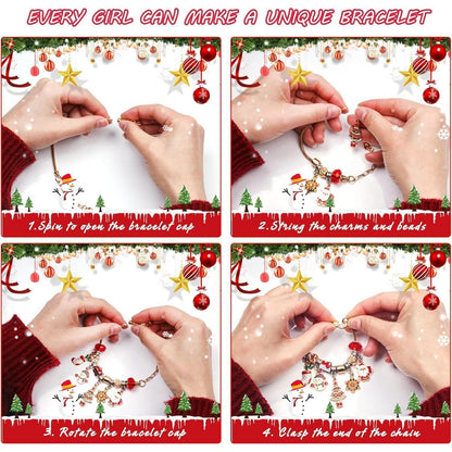 DIY Weihnachtsarmband Adventskalender für Kinder 2024