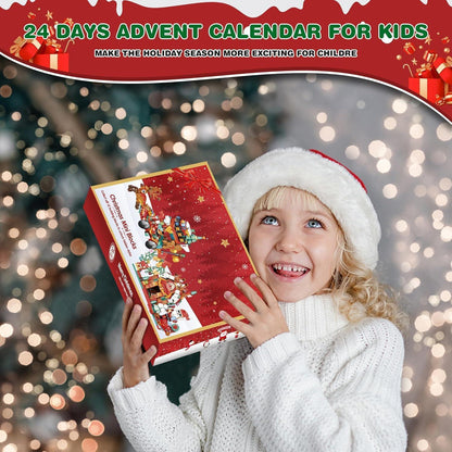 Weihnachts-Adventskalender 2024 für Kinder – Bausteine