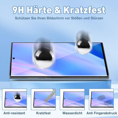 Agedate Samsung Galaxy S22 Ultra Panzerglas Schutzfolie 2er Set 9H Displayschutz