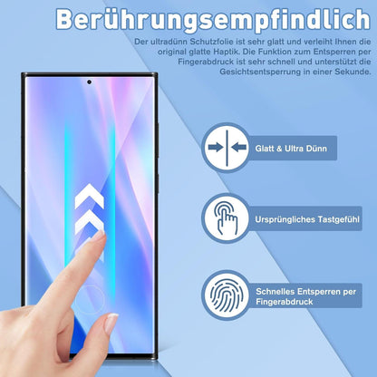 Panzer Schutzglas Samsung Galaxy S22 Ultra 9H Displayschutz 2er Set