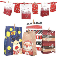 Adventskalender zum Befüllen für Kinder, DIY Geschenktüten