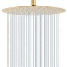30cm Regendusche Gold – Wasserfall Duschkopf Edelstahl