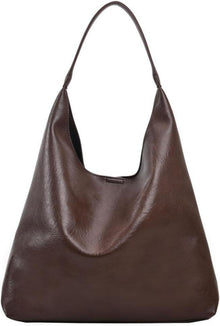 Weiche Kunstleder Hobo Schultertasche Vintage Braun - GSenhui