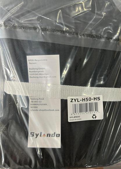 SYLANDO Wäschekorb mit Henkel Aufbewahrungsbox Geflochten Wäschesammler