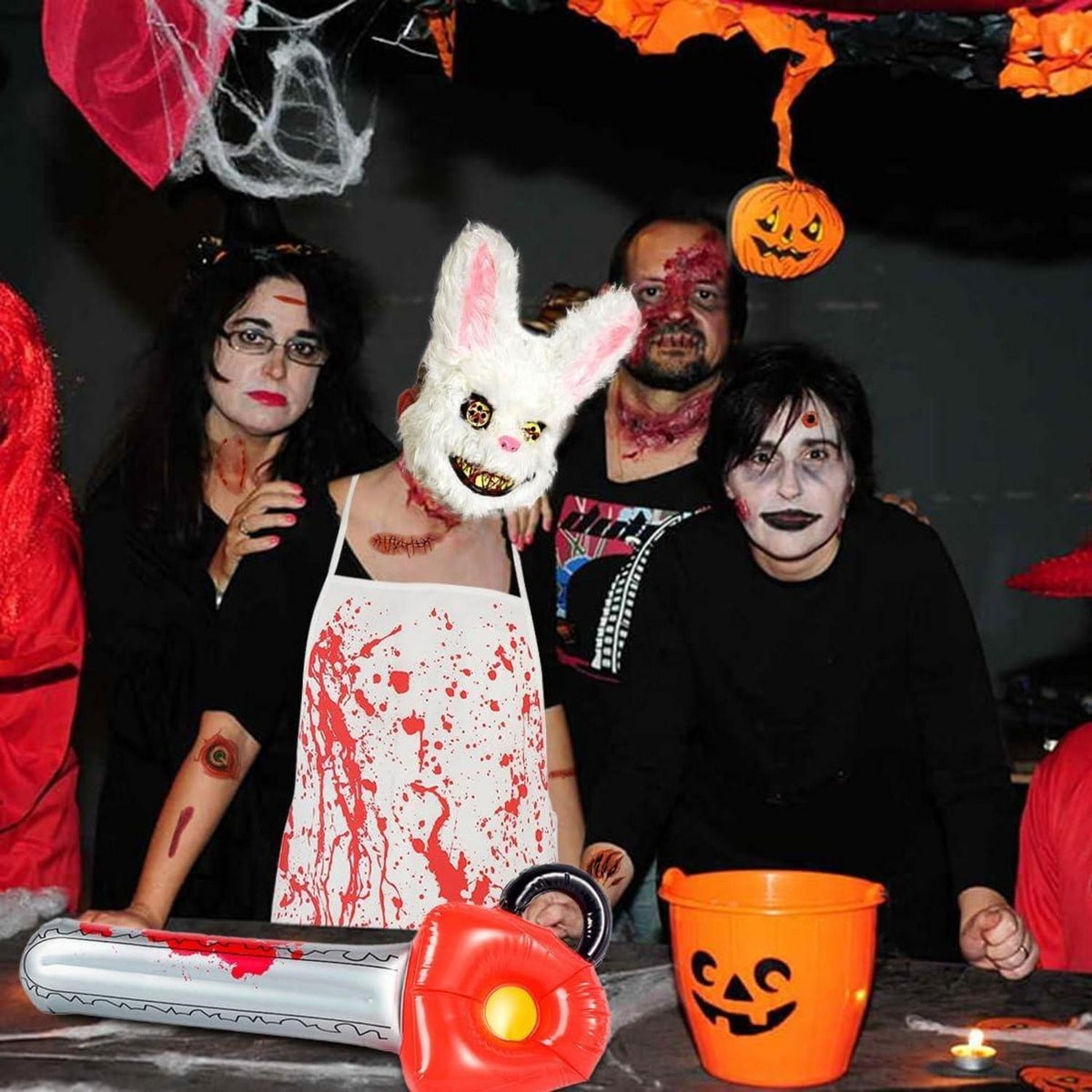 Horror-Kaninchen Kostüm Halloween Erwachsene Teenager