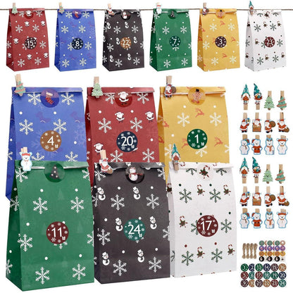Adventskalender Kinder 2024 DIY Weihnachtskalender mit 24