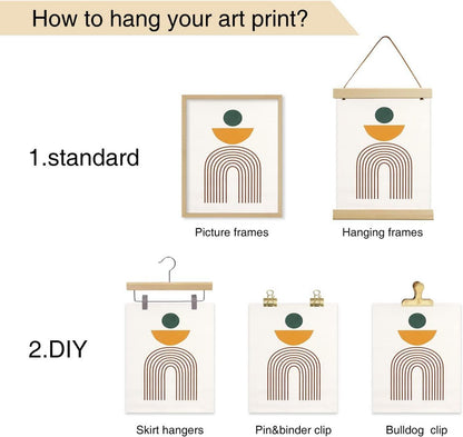 Buntes Blumen Wandposter 12x16 Ölgemälde Schlafzimmer Wohnzimmer Dekor