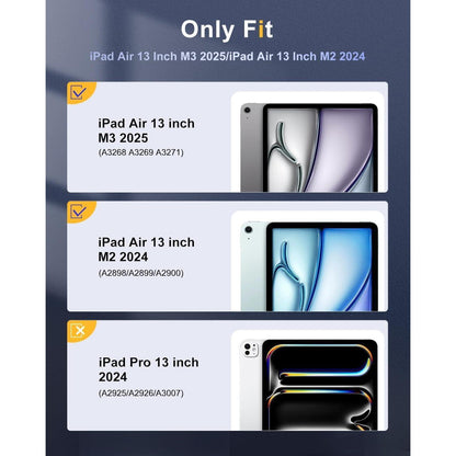 iPad Air 13 Hülle mit Stifthalter & Auto Schlaf/Aufwach