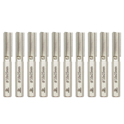 Hartmetall Mörtelschneider 10x25mm Sechskantschaft (10 Stück)