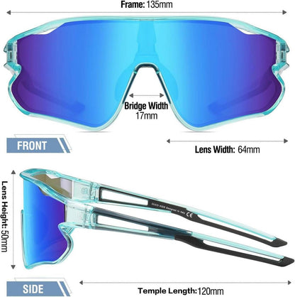 DUCO Kinder Sonnenbrille Baseball Jugend Sport UV400 DK268