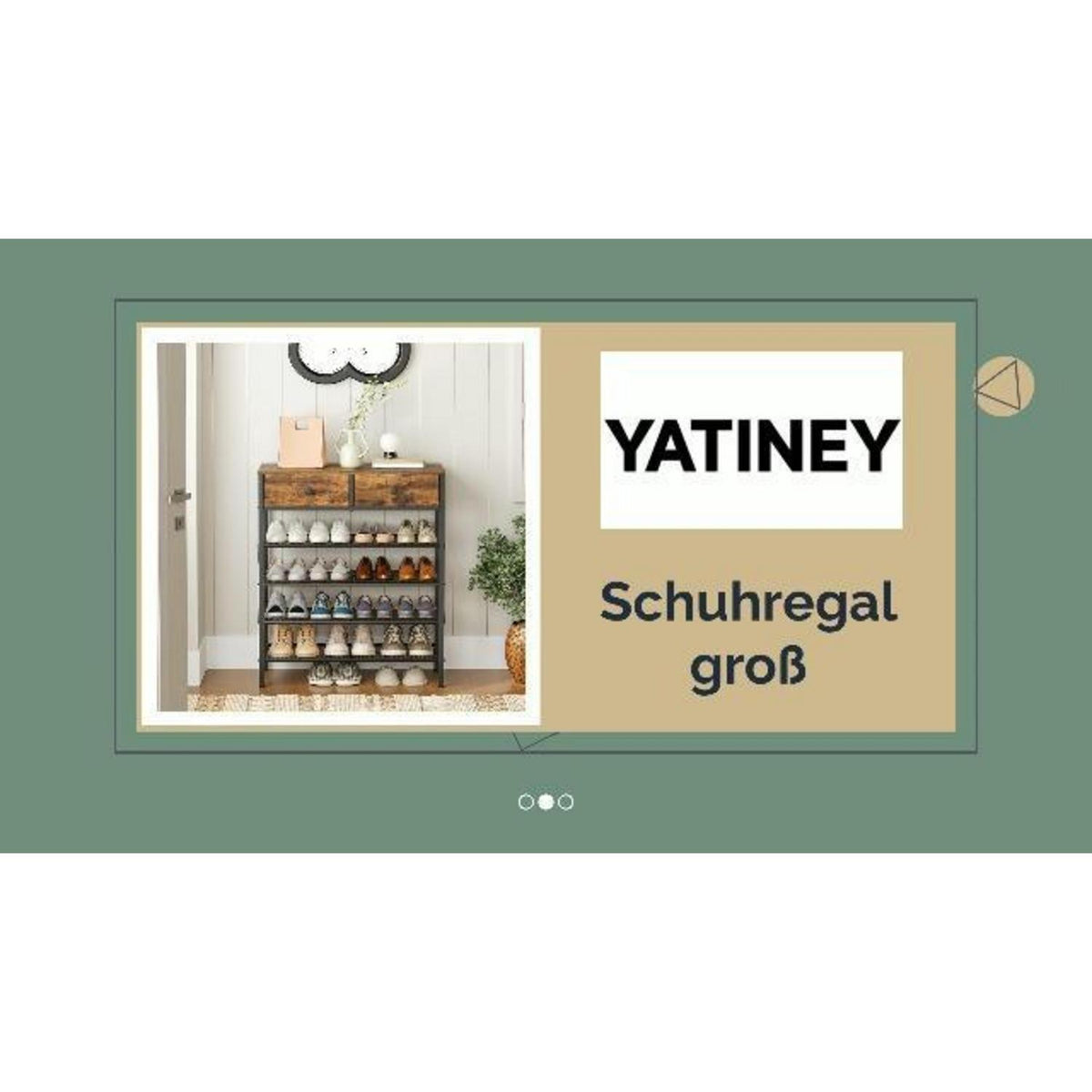 Schuhregal 5 Ebenen mit Schubladen & Gitter – Platzsparend & Stabil