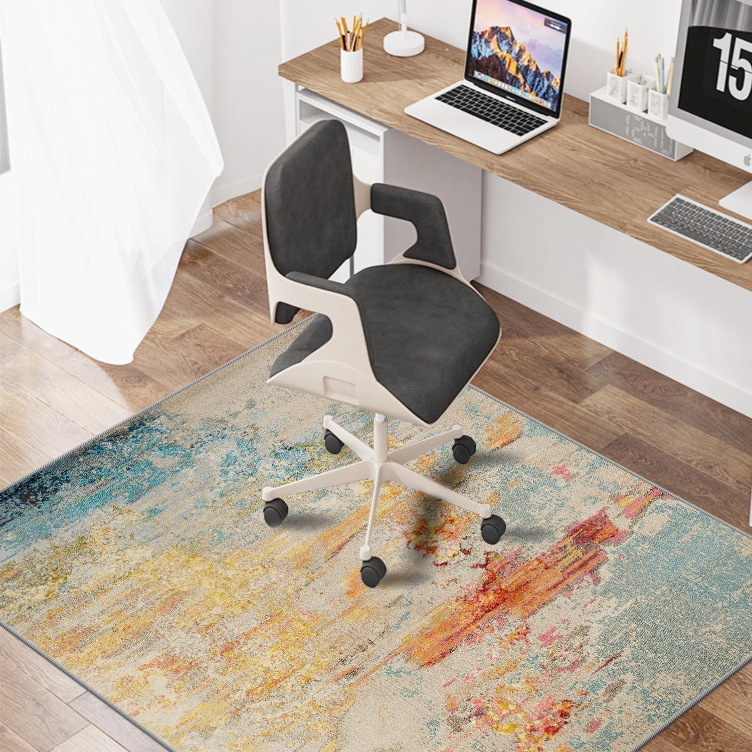 Bürostuhl Unterlage Bodenschutzmatte Hartböden 90x150cm Gaming