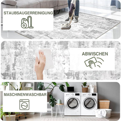 Graue WTHYGB Bürostuhl Unterlage 90x150cm für Hartböden