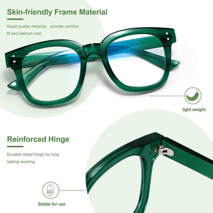 Blaulichtfilter Brille Damen Übergroß – Computer & Gaming Brille
