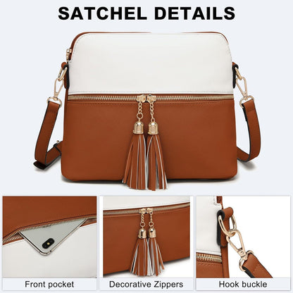 Damen Handtasche Set Große Shopper Umhängetasche Geldbörse