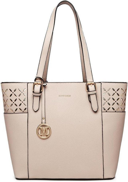 Damen Handtasche Groß PU Leder Schultertasche mit