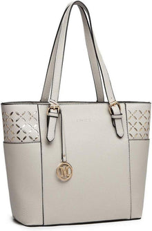 Großer Damen Shopper aus PU-Leder für Schule und Arbeit