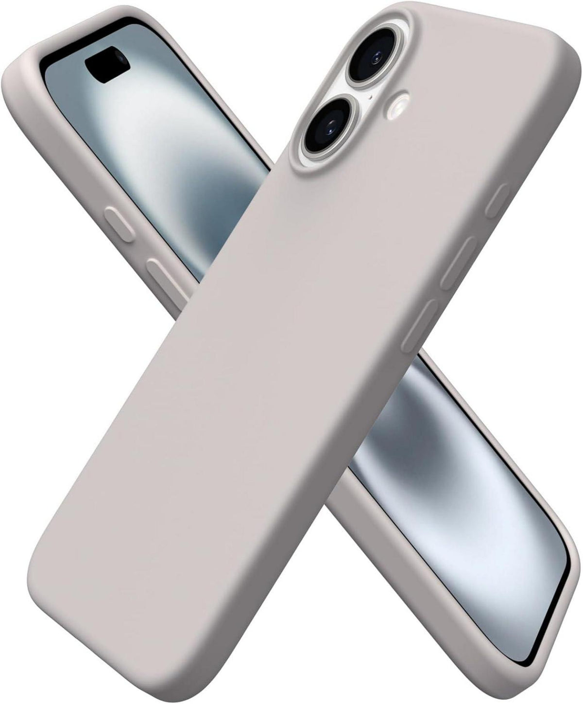 iPhone 16 Silikon Hülle 6,1 Zoll Flüssigsilikon Kratzfeste Stoßfeste