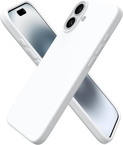 iPhone 16 Plus Hülle Silikon dünne Schutzhülle flüssiges Silikon