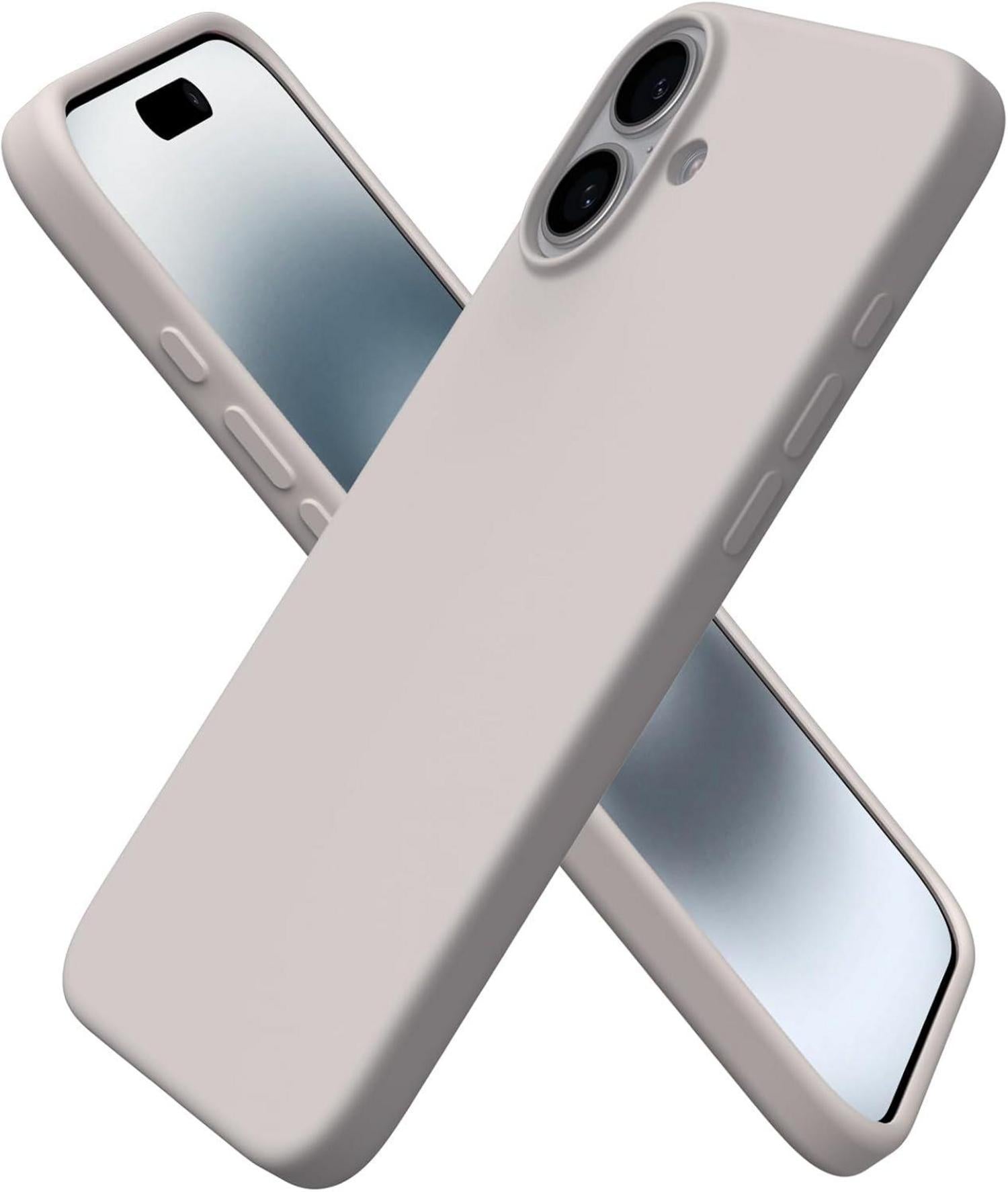 iPhone 16 Plus Hülle Silikon 6,7 Zoll Kratzfeste stoßfeste Schutzhülle