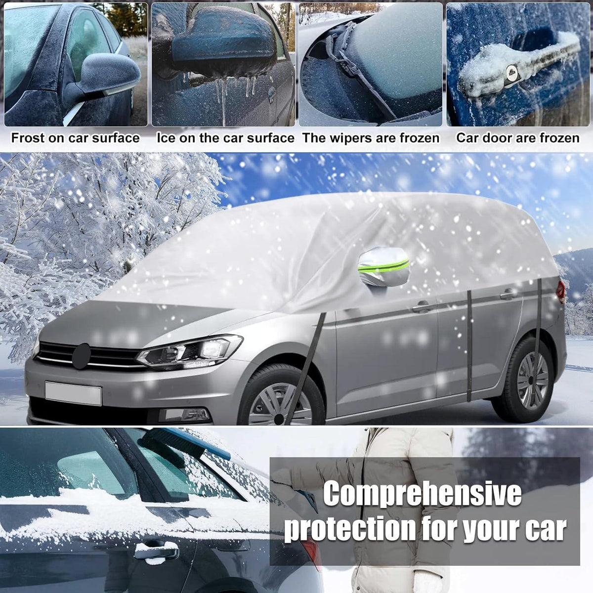 Wasserdichte Autoabdeckung für VW Touran 2015-2024