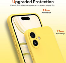 iPhone 16 Hülle Silikon Handyhülle Kameraschutz Schutzfolien 360° Rundumschutz
