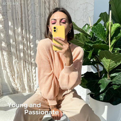 iPhone 16 Hülle - Hochwertige Silikon Cover mit Kameraschutz und