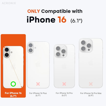 iPhone 16 Hülle 6.1 Silikon Kameraschutz Schutzfolien Blau
