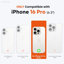 iPhone 16 Pro Hülle 360° Rundumschutz Flüssigsilikon Schwarz
