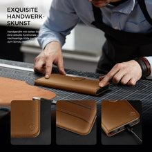Samsung Galaxy S24 Ultra Handyhülle Wallet Leder Braun