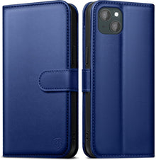 iPhone 13 Klapphülle mit RFID Blocker und Standfunktion
