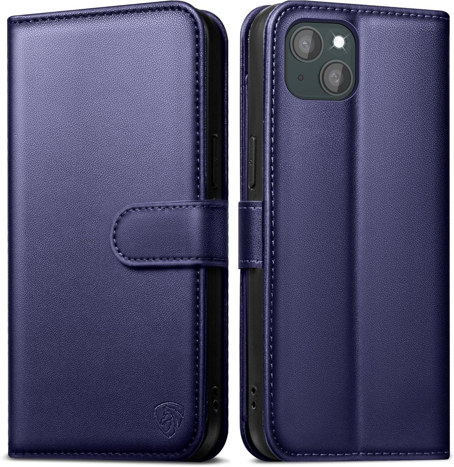 Handyhülle für iPhone 13 mit Panzer Schutz Glas Blau